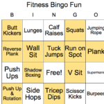 Fitness Bingo Fun The P E Geek