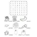 Food Word Search Worksheet Free ESL Printable Worksheets