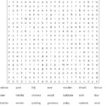 Fourth Grade Sight Words 4th Grade Word Search With