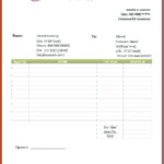Free Blank Invoice Template For Excel