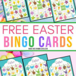 Free Easter Bingo Printable Game Cards Easter Bingo
