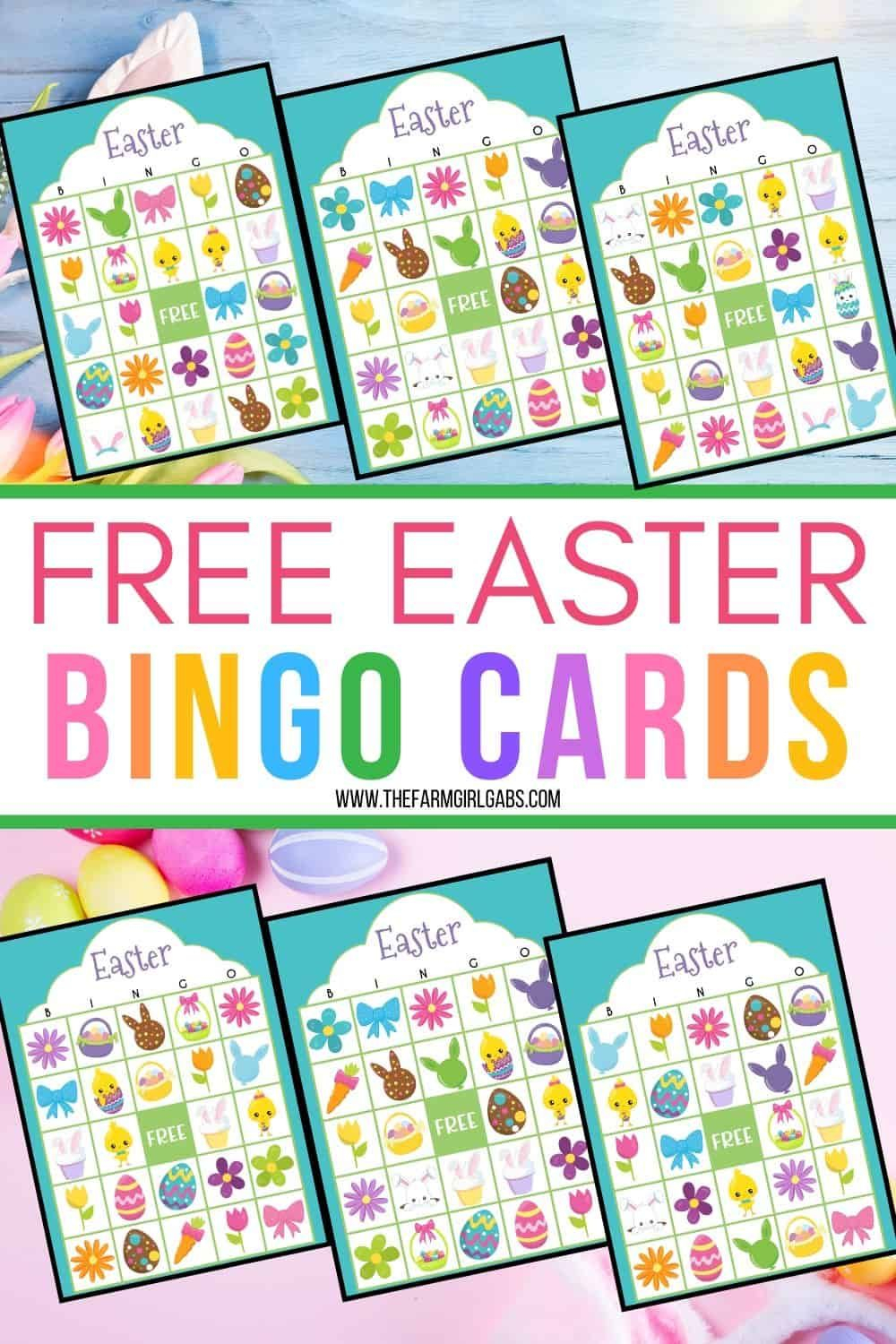 Free Easter Bingo Printable Game Cards Easter Bingo 