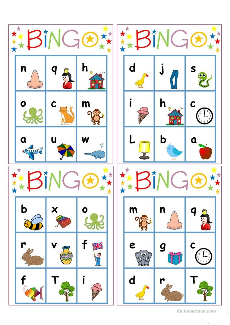 Free Printable Alphabet Bingo Cards Free Printable
