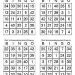 Free Printable Bingo Card Sheets Cartelas De Bingo