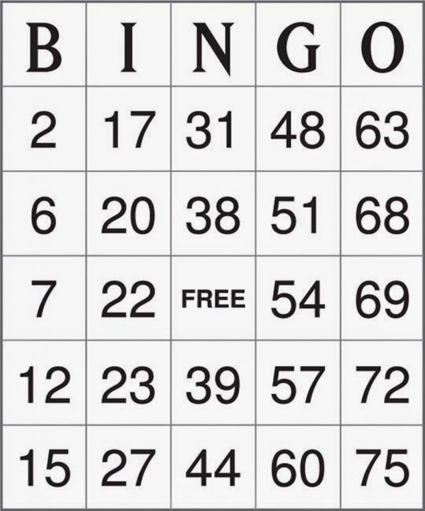 Free Printable Bingo Cards 1 75 Pdf With Blank Template Printables Hub 