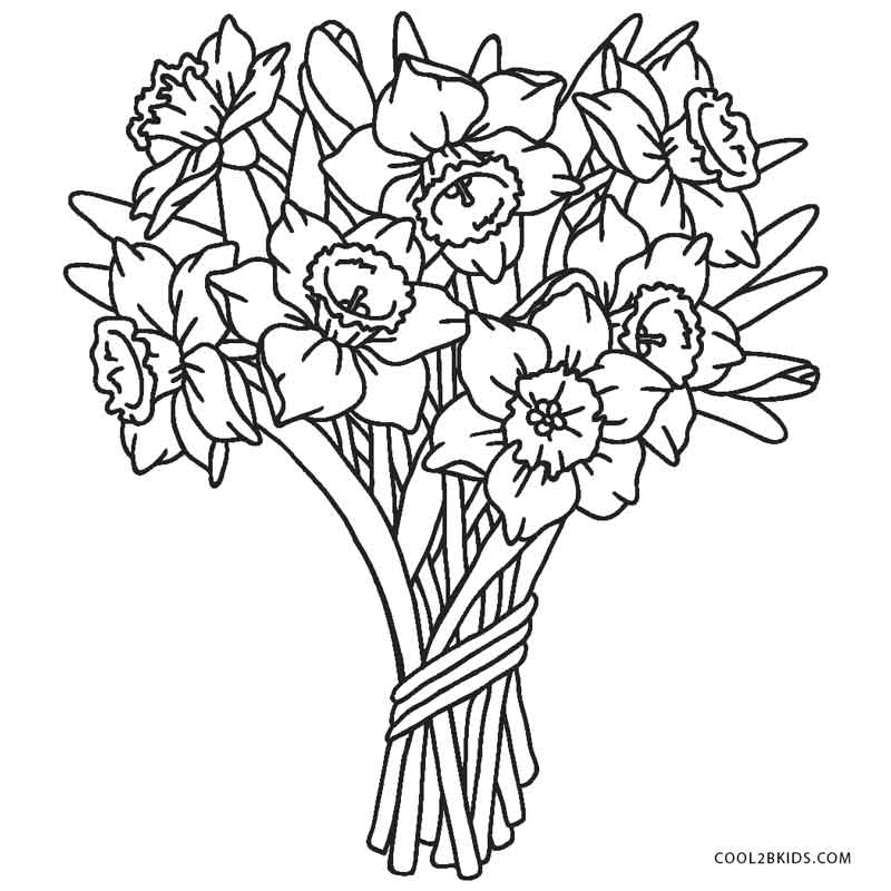 Free Printable Flower Coloring Pages For Kids