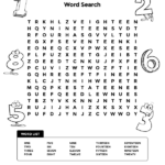 Free Printable Number Word Search Download It At Https