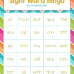 FREE Printable Sight Word BINGO Game Sight Word Bingo