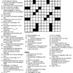 Free Printable Universal Crossword Puzzle Printable