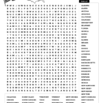 Free Printable Word Search For All 50 States In The United