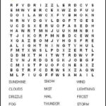 Free Printable Word Search Puzzles For Children Word