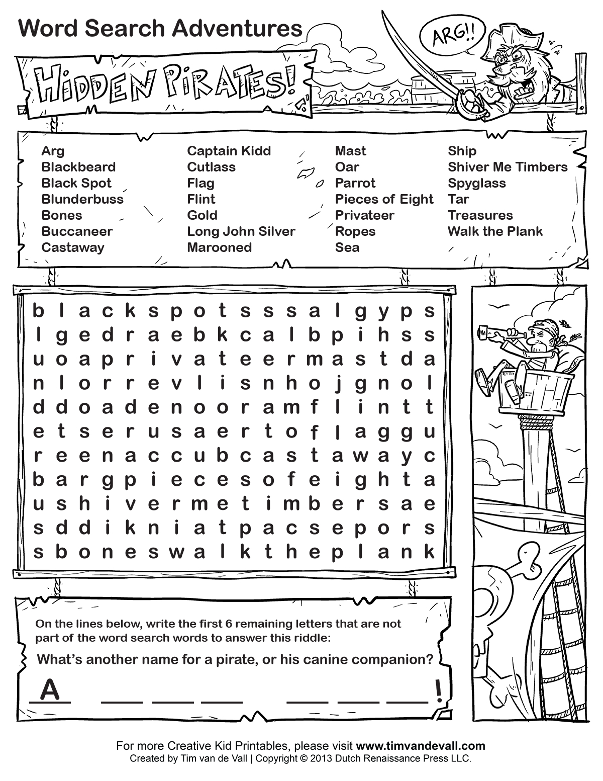 Free Printable Word Searches For Middle School Students 