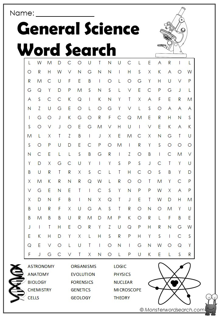 physics word search puzzles printable