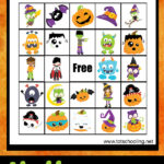 Halloween BINGO Game Totschooling Toddler Preschool