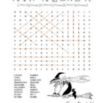 Halloween Word Search Free Printable Halloween Activities