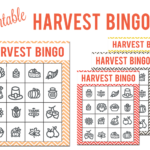 Harvest Bingo Harvest Crafts For Kids Harvest Party