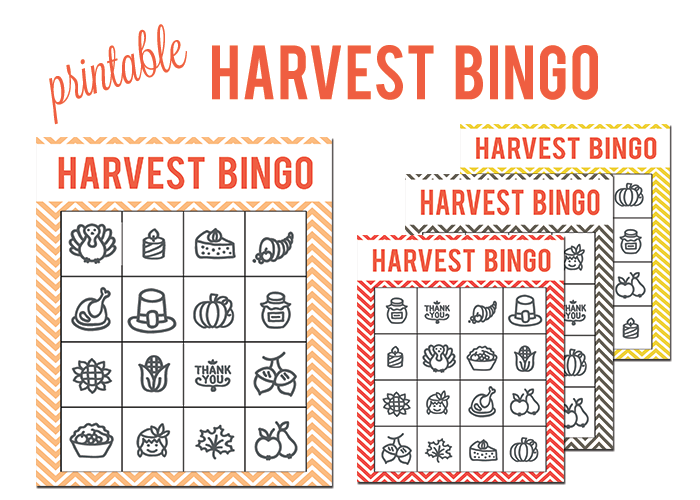 Harvest Bingo Harvest Crafts For Kids Harvest Party 