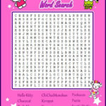 Hello Kitty Word Search Images Hello Kitty Printables