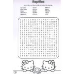 Hello Kitty Wordsearch Puzzle Pad By Alligator Books