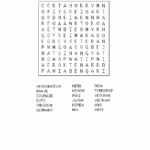 John S Word Search Puzzles Kids U S Military