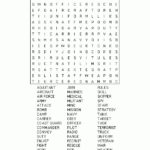 John S Word Search Puzzles The Military