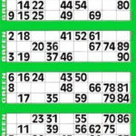 Jumbo Bingo Tickets Pads 6 To View Green EBay