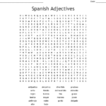 Kids Spanish Word Search Spanish Wordsearch Spanish