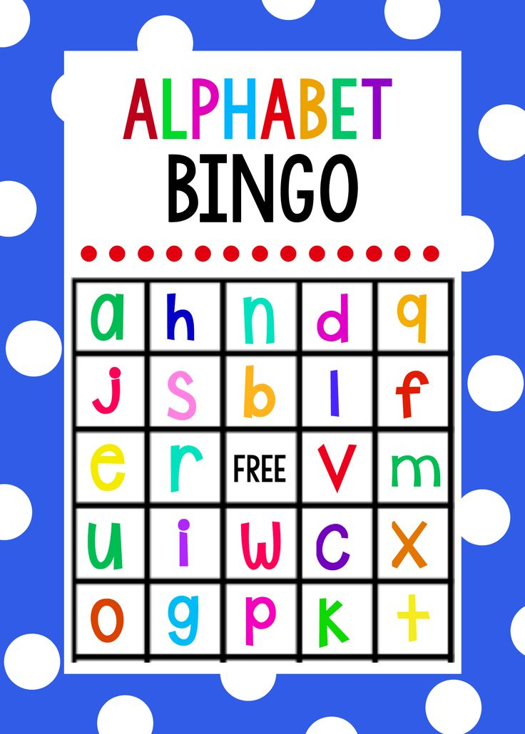 Lowercase Alphabet Bingo Game Alphabet Games For 