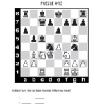 Mate In Two Chess Puzzle From The MATCH Curriculum Student
