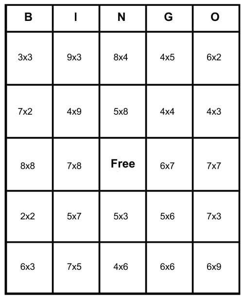 Math Bingo Free Cards Learn How To Play Print For Free