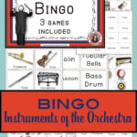Musical Instruments Bingo Instruments Of The Orchestra