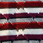 Navajo Indian Diamond Crochet Pattern 60 X 40 Inch Blanket