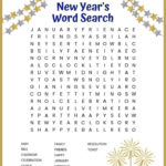 New Year S Eve Word Scramble Printable Happiness Is