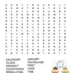New Year S Eve Word Search Free Printable New Year S Eve