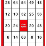 Other Products Multiplication Math Bingo