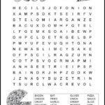 Pizza Word Search In 2020 Free Printable Word Searches