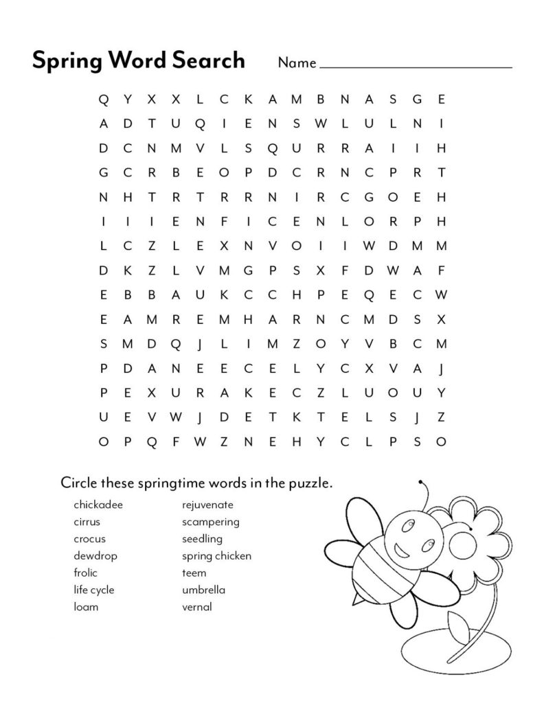 Printable Activities For 8 Year Olds 101 Activity