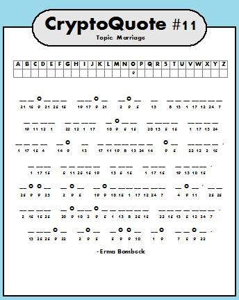 Printable Cryptograms Puzzles Puzzles Features 30 Fun 