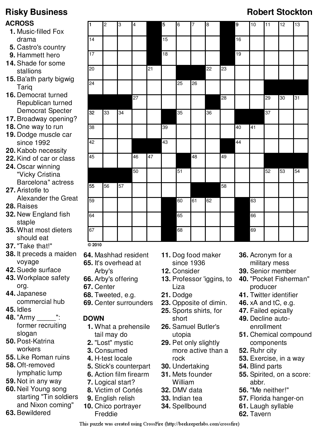 Printable Nursing Crossword Puzzles Printable Crossword 