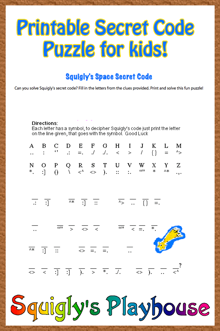 Printable Puzzles For 5 Year Olds Printable Crossword 