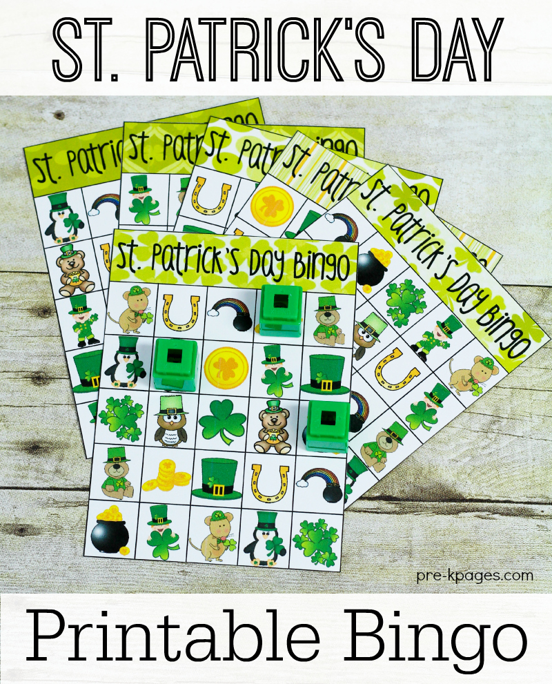 Printable St Patrick s Day Bingo