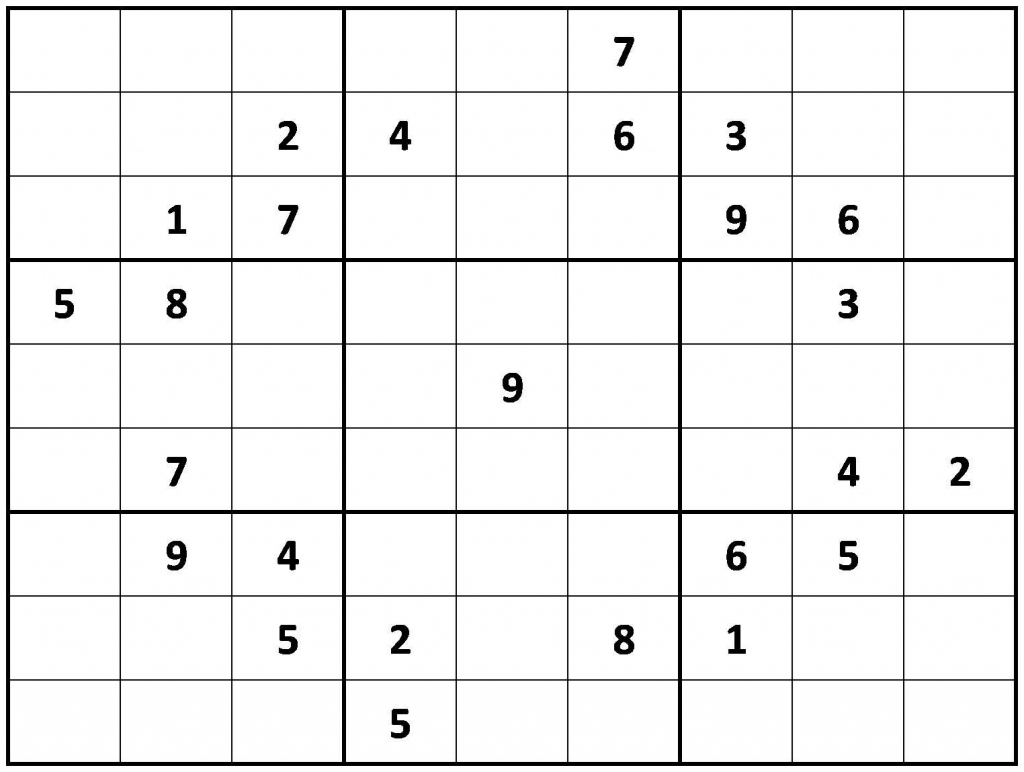 Printable Sudoku Extreme Printable Sudoku Free