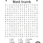 Printable Valentine S Day Word Search