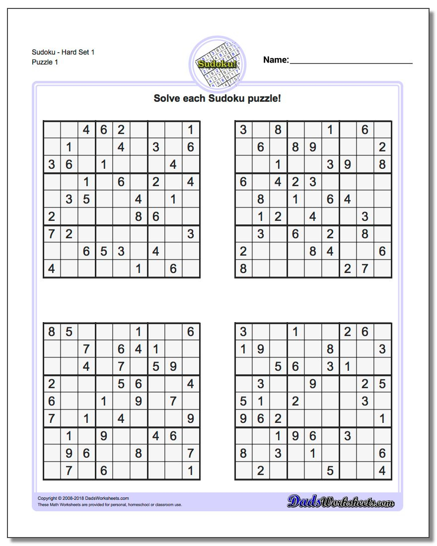 Puzzle Sudoku Printable Shop Fresh