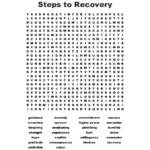 Recovery Word Search WordMint