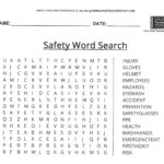 Safety Word Search Safety Celebration