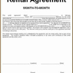 Simple One Page Lease Agreement Template Business