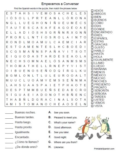 Spanish Spanish Worksheets Learning Spanish Spanish 