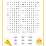 Spring Word Search FREE Printable Worksheet For Kids