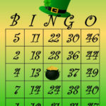 St Patrick S Day Printable Cards Bingo Etsy